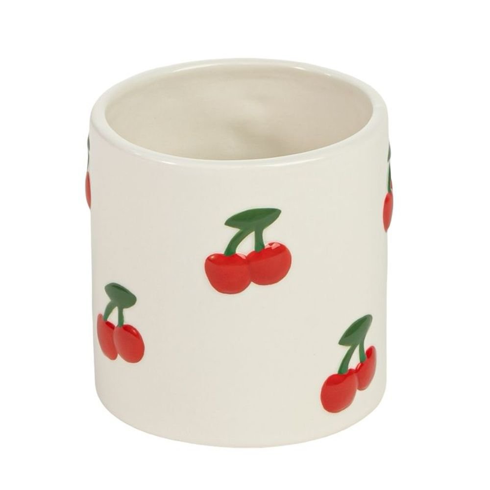Lapicero y Macetero Coquette Cerezas DCASA