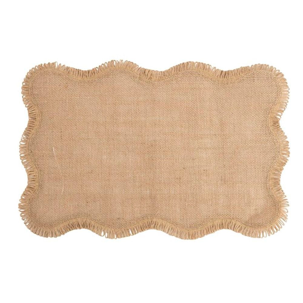 Mantel individual 30x45 cm Yute Ondas Natural DCASA