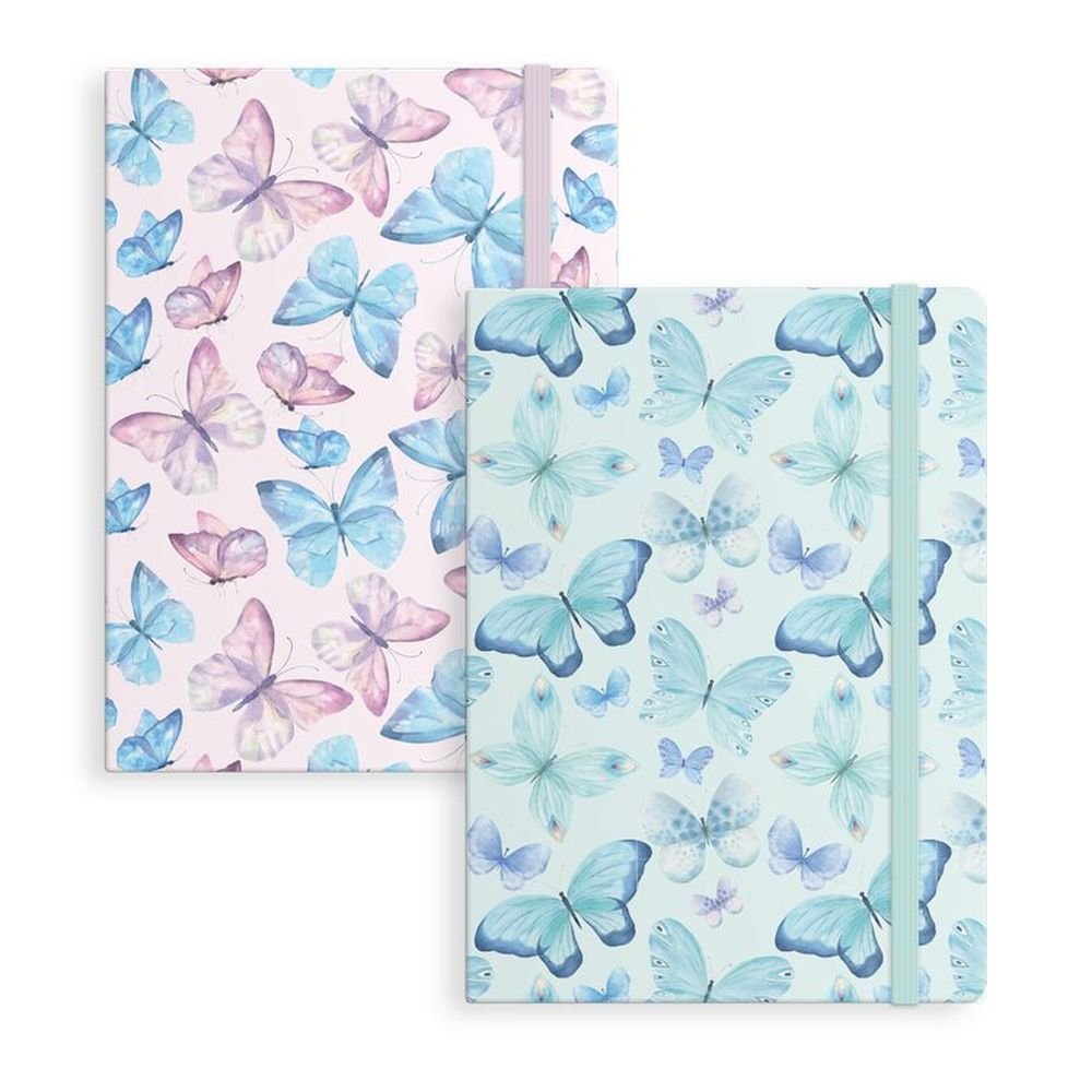Libreta con Goma Mariposas Surtidas DCASA 13 x 19 cm Imagen principal del producto
