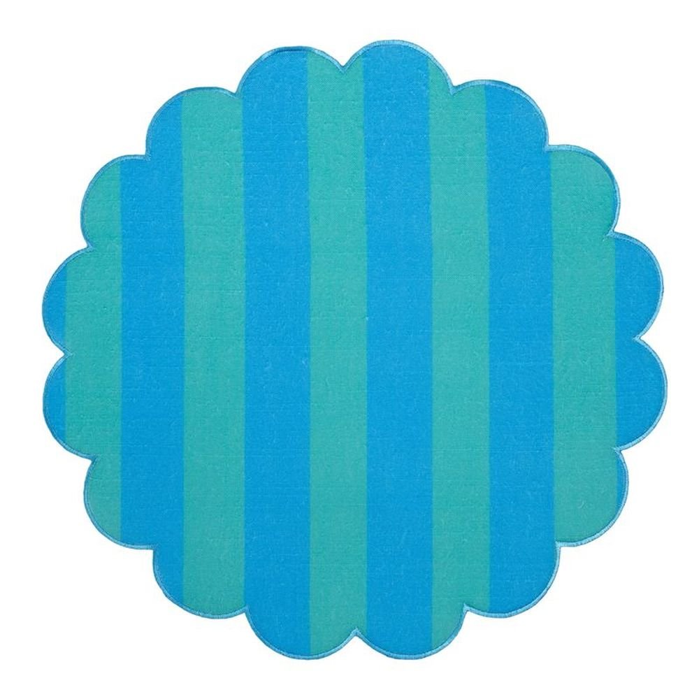 Mantel Individual Ondas Rayas Bicolor DCASA