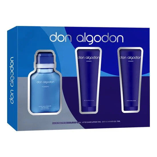 SET COLONIA 100ML+AFTER SHAVE+GEL DUCHA DON ALGODON HOMBRE | DON ALGODON | 1 UNIDAD | 8410190635661 Imagen principal del producto