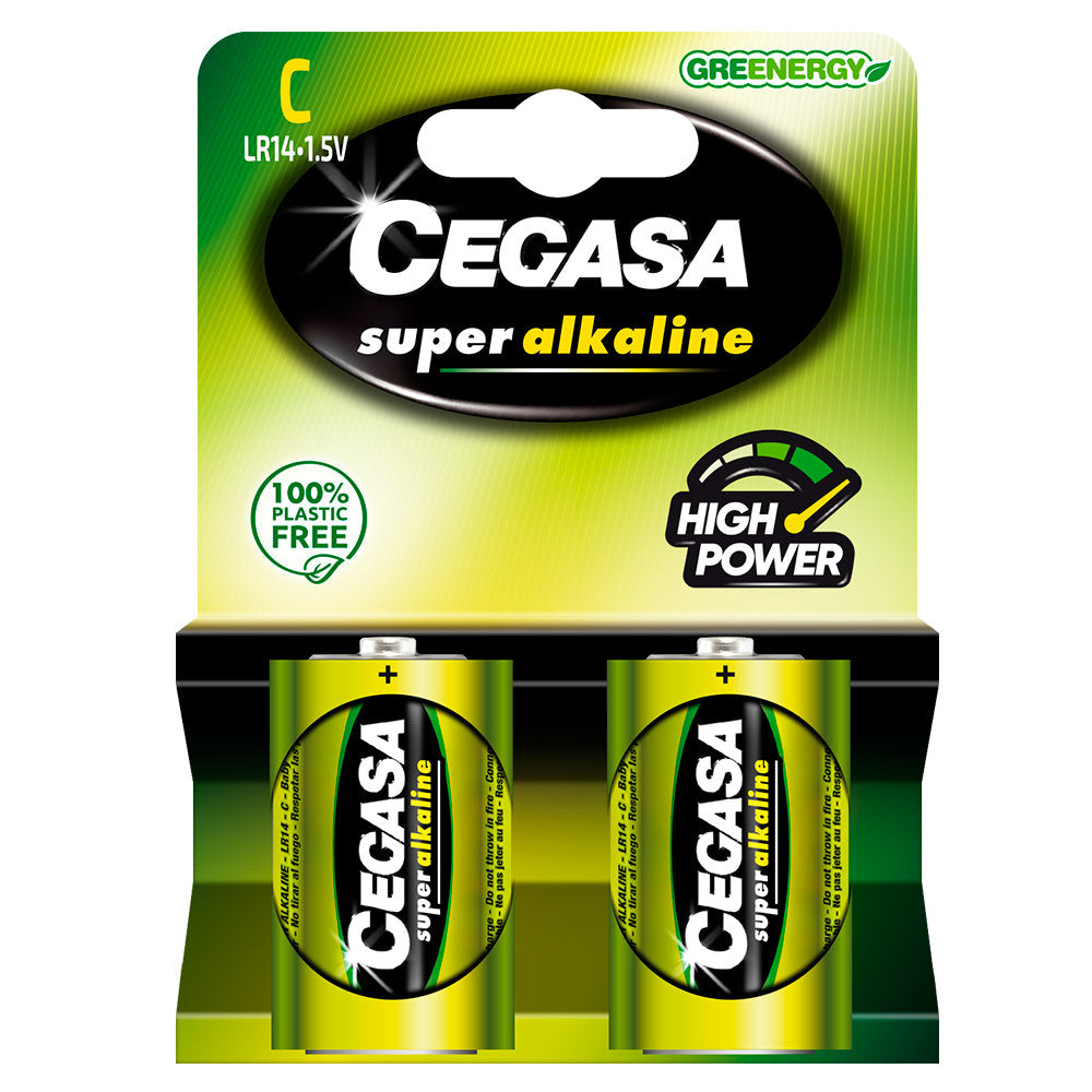 Blister 2 Pilas Cegasa Super Alc LR14 Imagen principal del producto