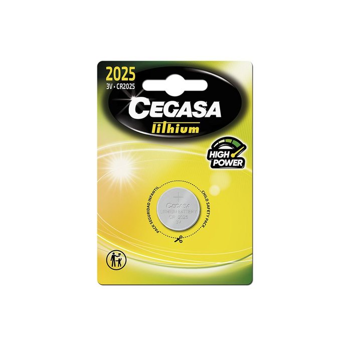 Blister Pila Cegasa Litio Boton Cr2025 3V Bt Imagen principal del producto