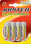 Pila Jupiter Alcalina LR6 Aa Blister 4 Unidades POESSA