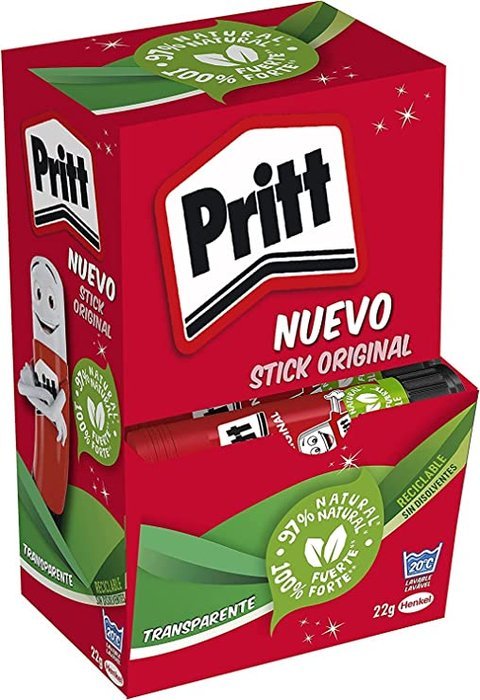 PEGAMENTO BARRA PRITT 22GR | 15 UNIDADES | (PRITT)