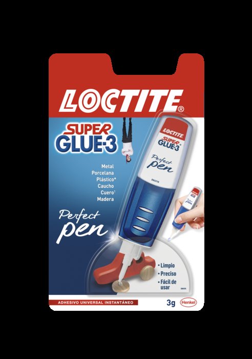 PEGAMENTO SUPER GLUE 3 4GRS PERFECT PEN | 1 UNIDADES | (LOCTITE) Imagen principal del producto