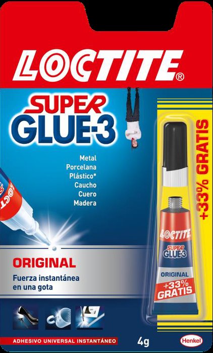 ✅ PEGAMENTO SUPER GLUE 3 GRS Imagen principal del producto