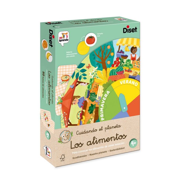 JUEGO EDUCATIVO CUIDANDO EL PLANETA ALIMENTOS DE PROXIMIDAD | DISET | 1 UNIDAD | 8410446001882 Imagen principal del producto