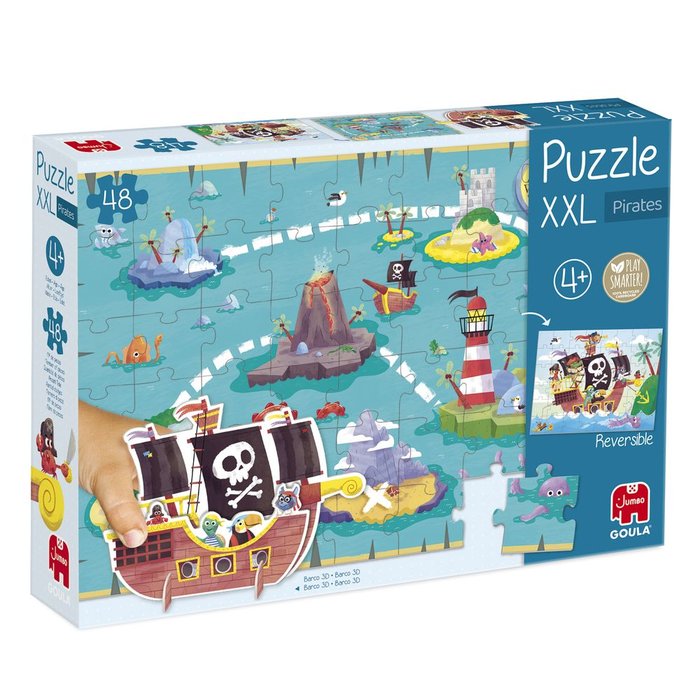 Juego de Mesa Puzzle XXL Piratas Goula Imagen principal del producto