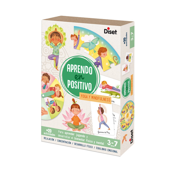 JUEGO APRENDO EN POSITIVO YOGA | DISET | 1 UNIDAD | 8410446412053 Imagen principal del producto