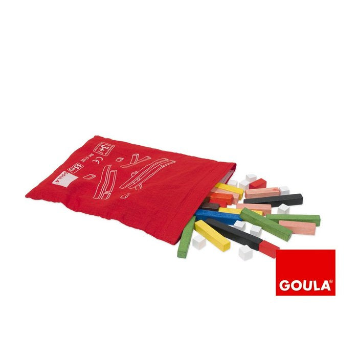 JUEGO EDUCATIVO REGLETAS 10X10 BOLSA | GOULA | 1 UNIDAD | 8410446511053 Imagen principal del producto