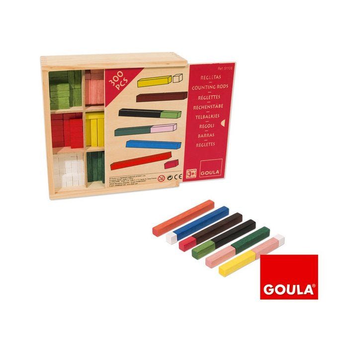 JUEGO EDUCATIVO REGLETAS 10X10 CAJA | GOULA | 1 UNIDAD | 8410446511060 Imagen principal del producto