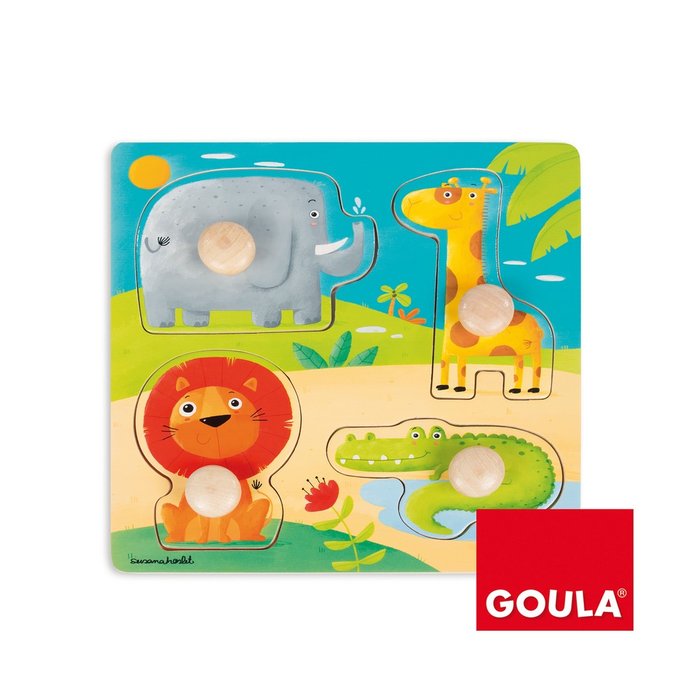 PUZZLE ANIMALES SELVA | GOULA | 1 UNIDAD | 8410446530047 Imagen principal del producto
