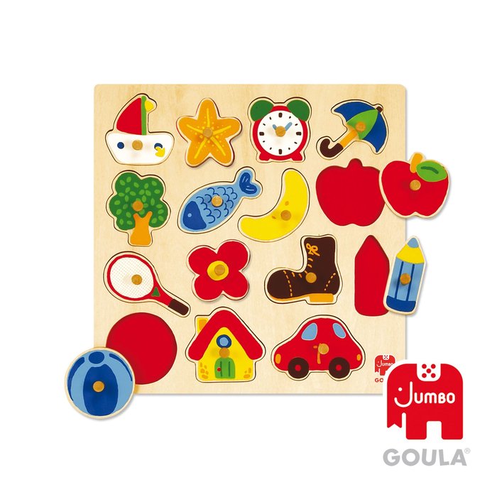 JUEGO PUZZLE SILUETAS | GOULA | 1 UNIDAD | 8410446530238 Imagen principal del producto
