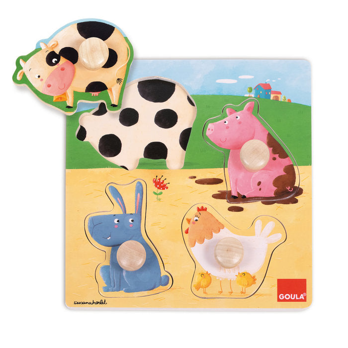 PUZZLE ANIMALES GRANJA COLOR | GOULA | 1 UNIDAD | 8410446530696 Imagen principal del producto