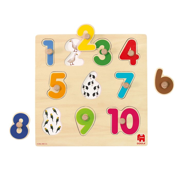 JUEGO PUZZLE NUMEROS | GOULA | 1 UNIDAD | 8410446530740 Imagen principal del producto