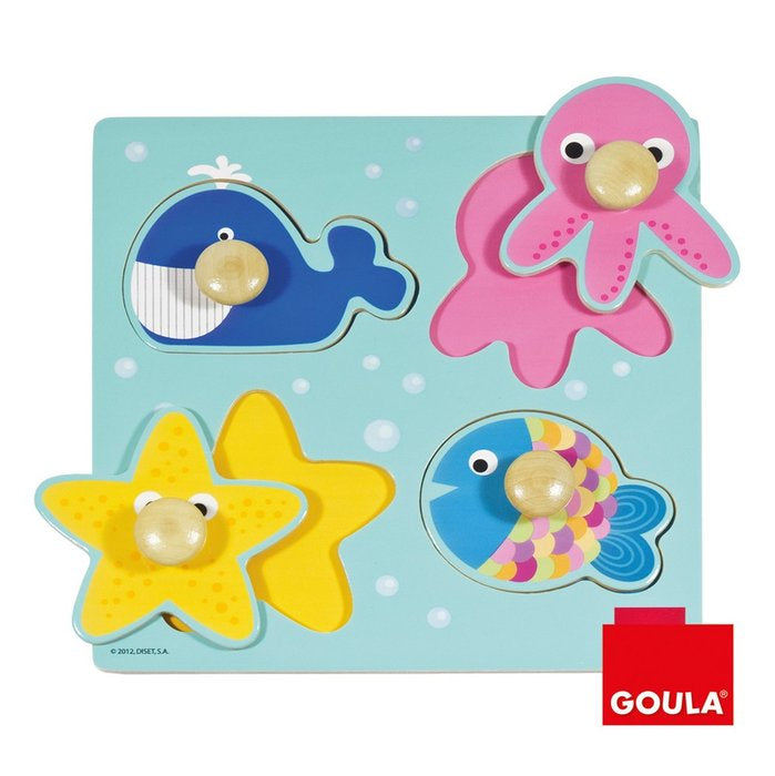 PUZZLE MAR 4 PIEZAS | GOULA | 1 UNIDAD | 8410446531174 Imagen principal del producto