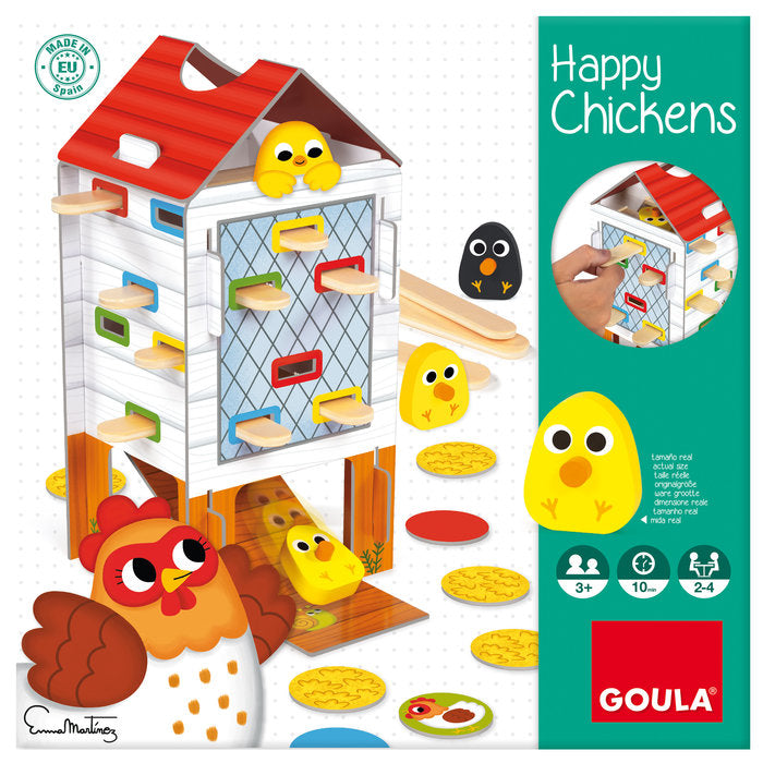 JUEGO MESA HAPPY CHICKEN | GOULA | 1 UNIDAD | 8410446531709 Imagen principal del producto