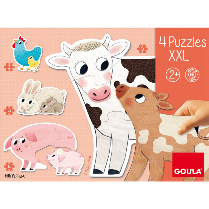PUZZLE PROGRESIVO XXL MAMAS Y BEBES | GOULA | 1 UNIDAD | 8410446531754 Imagen principal del producto