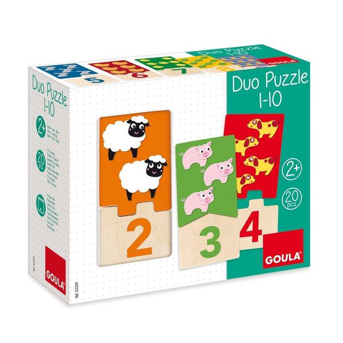 Puzzle duo 1-10 Goula Imagen principal del producto
