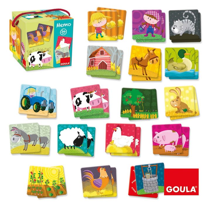 JUEGO DE MESA MEMO GRANJA | GOULA | 1 UNIDAD | 8410446534144 Imagen principal del producto