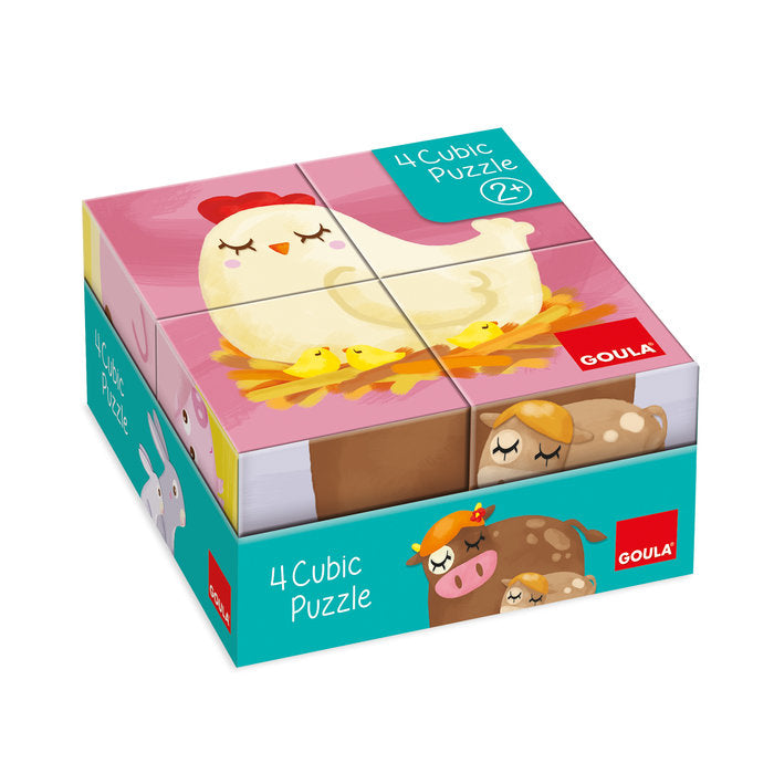 JUEGO 4 CUBIC PUZZLE | GOULA | 1 UNIDAD | 8410446534670 Imagen principal del producto