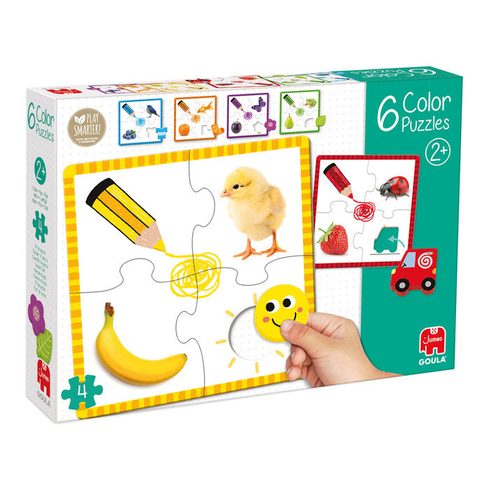 JUEGO 6 COLOR PUZZLE | GOULA | 1 UNIDAD | 8410446534755 Imagen principal del producto