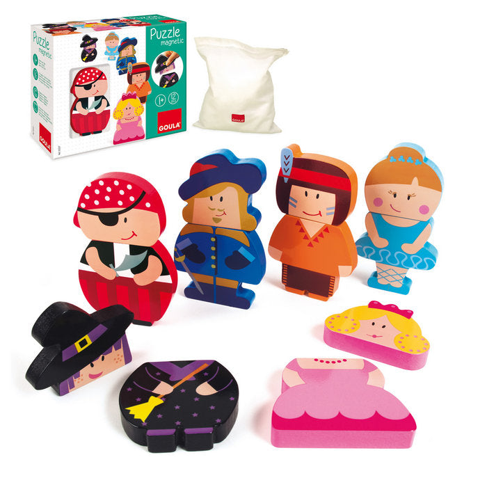 PUZZLE PERSONAJES MAGNETICOS | GOULA | 1 UNIDAD | 8410446552377 Imagen principal del producto