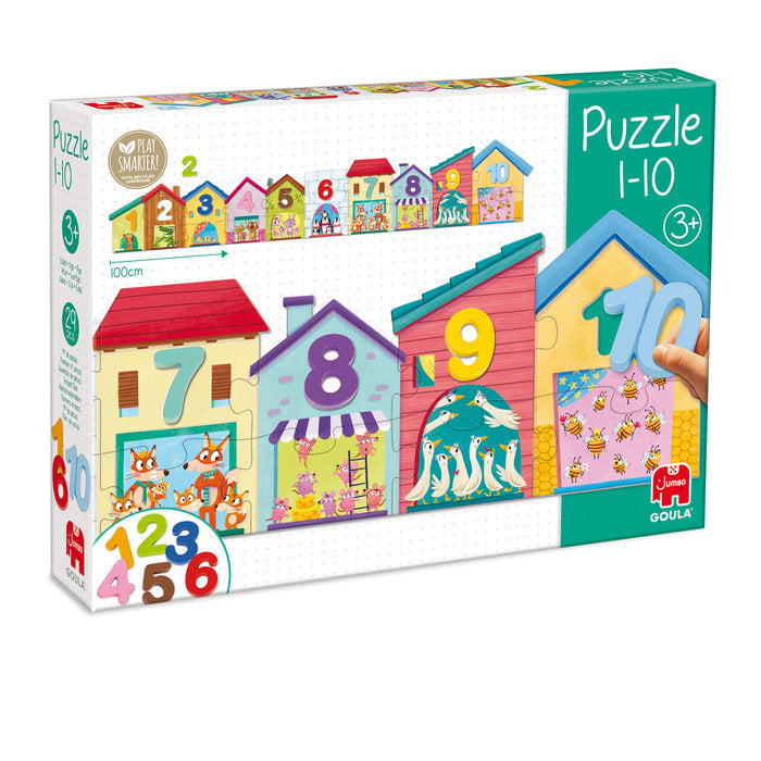 PUZZLE 1-10 | GOULA | 1 UNIDAD | 8410446552605 Imagen principal del producto