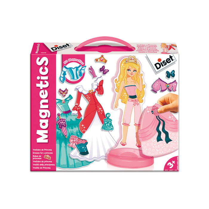 Magnetics vestidos de princesa DISET Pack 6 Imagen principal del producto