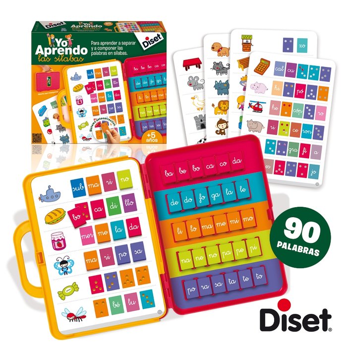 JUEGO EDUCATIVO YO APRENDO LAS SILABAS | DISET | 1 UNIDAD | 8410446637470 Imagen principal del producto