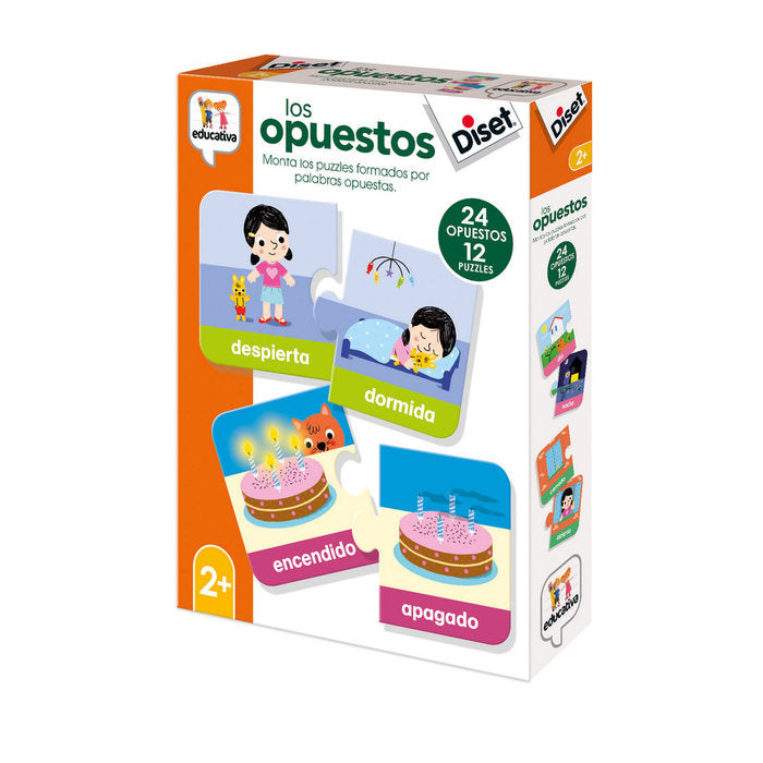 Aprendo los Opuestos Diset Juego de Lenguaje para Niños 3 a 6 Años Imagen principal del producto