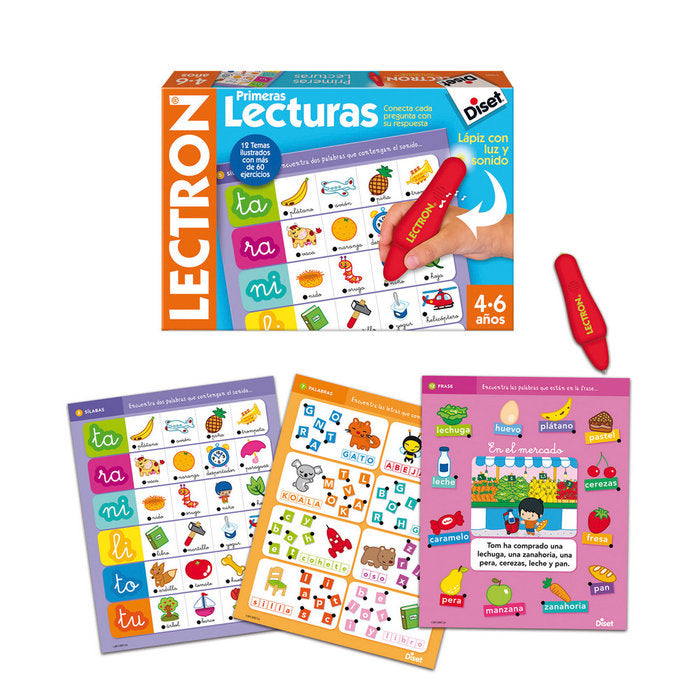 JUEGO LECTRON LAPIZ PRIMERAS LECTURAS | DISET | 1 UNIDAD | 8410446638859 Imagen principal del producto