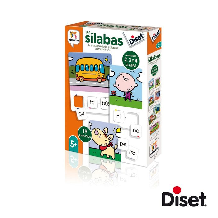 JUEGO EDUCATIVO LAS SILABAS | DISET | 1 UNIDAD | 8410446689622 Imagen principal del producto