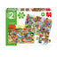 Parque y habitación juegos 2 puzzles 20 piezas DISET