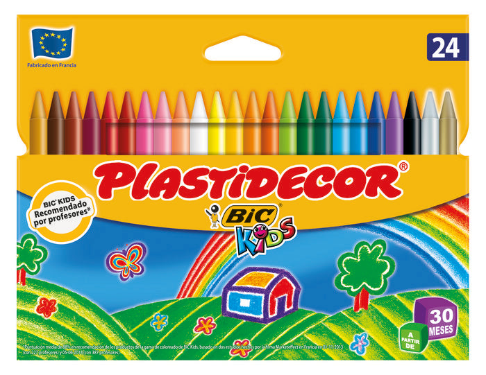 Estuche 24 ceras plastidecor Imagen principal del producto