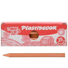 CERA PLASTIDECOR CARNE | 25 UNIDADES | (PLASTIDECOR)