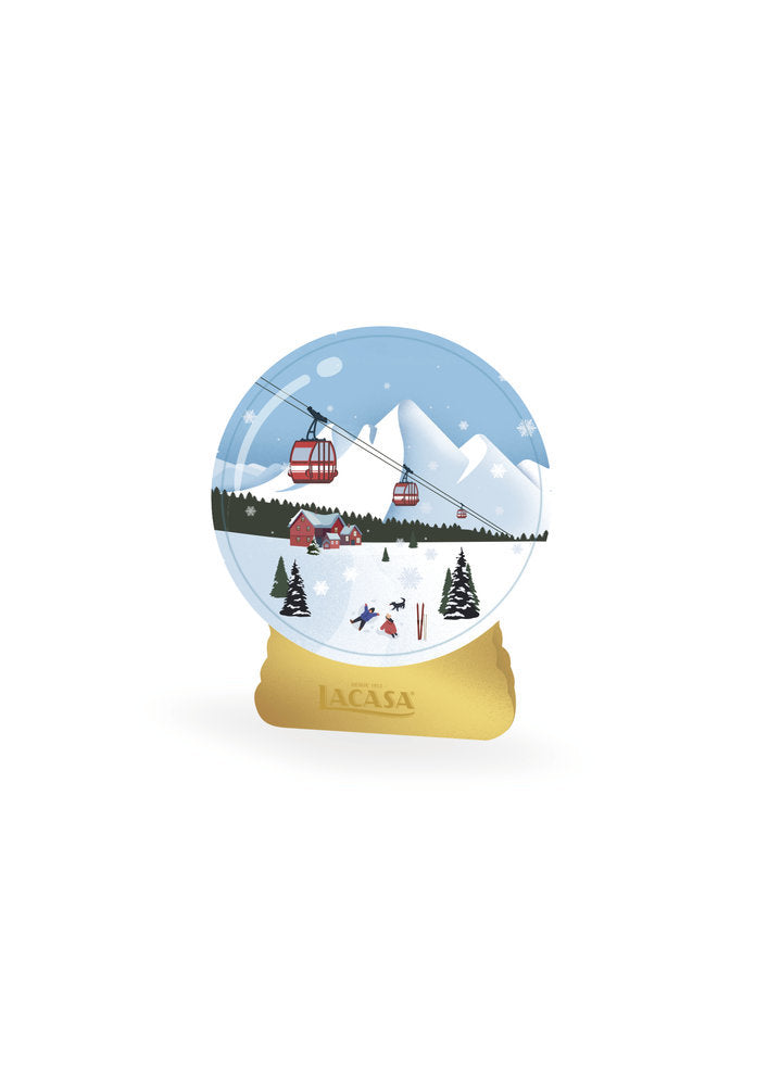 Lacasa Lata Copos Nieve 70 g Regalo Navidad y Fiestas
