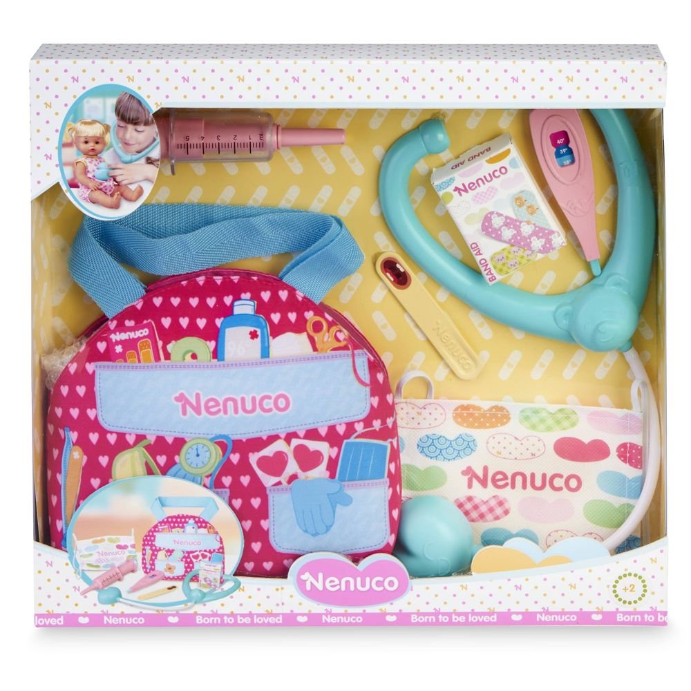 Set de accesorios médicos Nenuco Famosa para muñecos