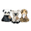 Expositor 6 Peluches Animales Peligro Extinción Famosa Softies