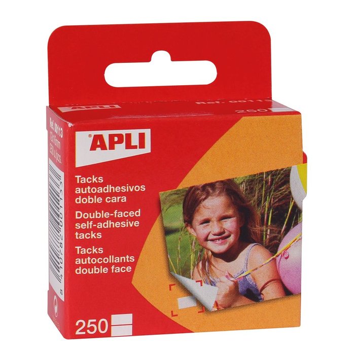 Tacks Autoadhesivos 12x16 APLI Pack 1