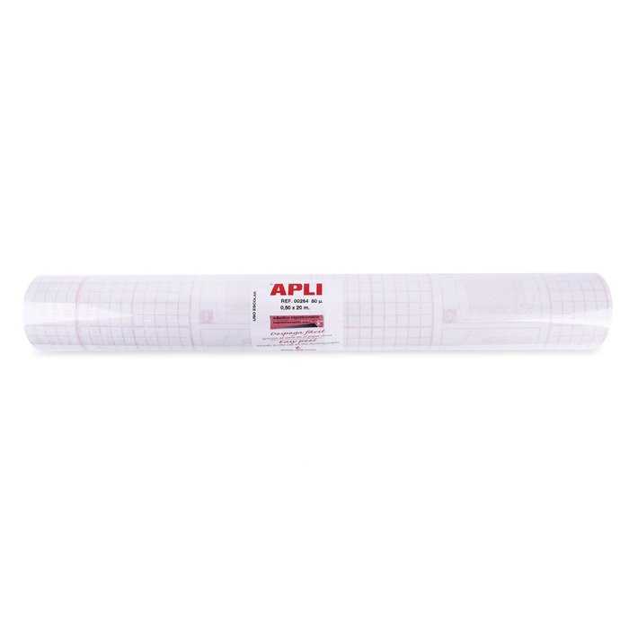 FORRO DE LIBROS EN ROLLO 80 MICRAS 20 X 0,5 M | 1 UNIDADES | (APLI)