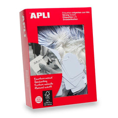 ETIQUETA COLGANTE 396 APLI 50X70 MM 400 UNIDADES | 1 UNIDADES | (APLI)