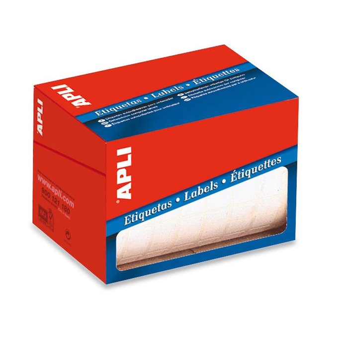 ETIQUETA BLANCA APLI 53X100 ROLLO 300U | 1 UNIDADES | (APLI) Imagen principal del producto