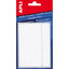 ETIQUETAS DOBLE FRONTAL BLANCAS 53X82 MM | 10 UNIDADES | (APLI)