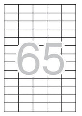 ETIQUETAS BLANCAS PARA IMPRESORA 38X21,2 CAJA 100H | 1 UNIDADES | (APLI)