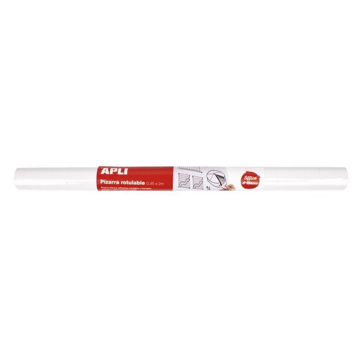 Pizarra Blanca Adhesiva en Rollo 0,45 x 2 m APLI