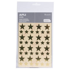 GOMETS ESTRELLA ORO BOLSA 3 HOJAS/120 UD | 24 UNIDADES | (APLI)