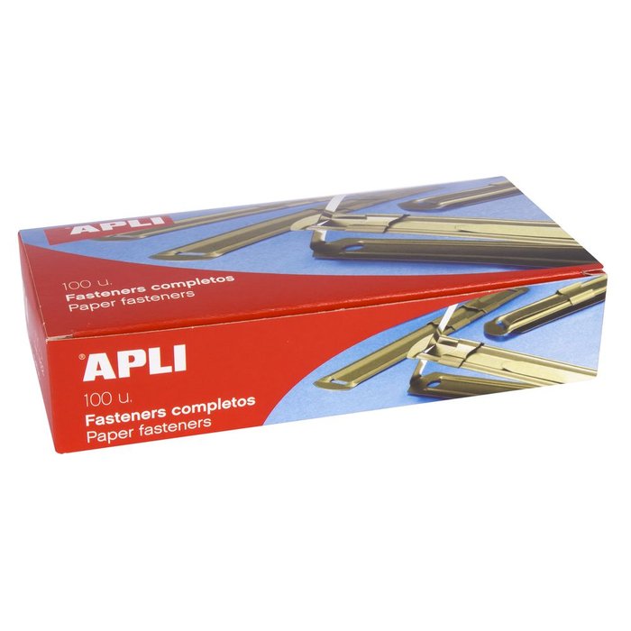FASTENER COMPLETO DORADO C/100 | 100 UNIDADES | (APLI)