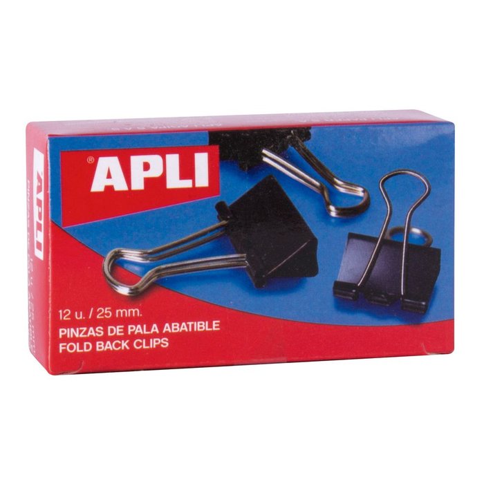 PINZA PALA ABATIBLE 25 MM CAJA 12 UNIDADES | 10 UNIDADES | (APLI)